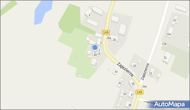 Zajezierze, Zajezierze, 2A, mapa Zajezierze