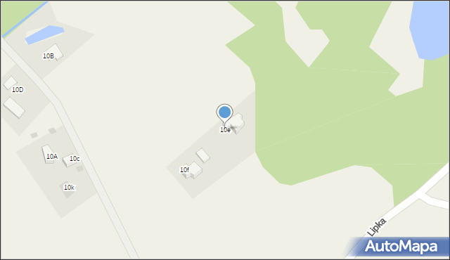 Zajezierze, Zajezierze, 10e, mapa Zajezierze