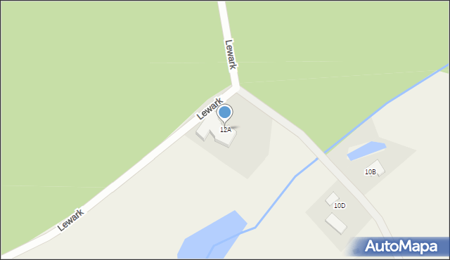 Zajezierze, Zajezierze, 12A, mapa Zajezierze