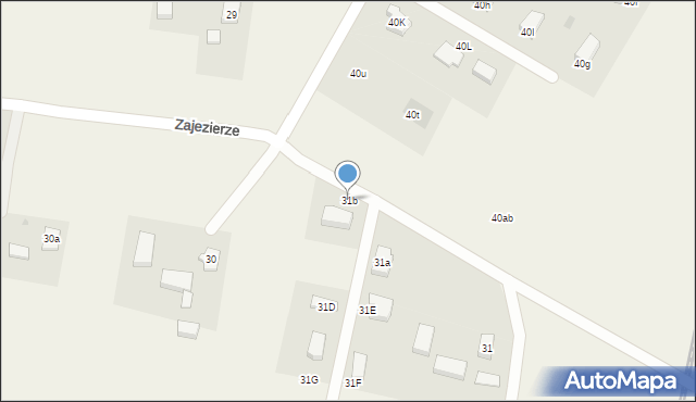 Zajezierze, Zajezierze, 31b, mapa Zajezierze