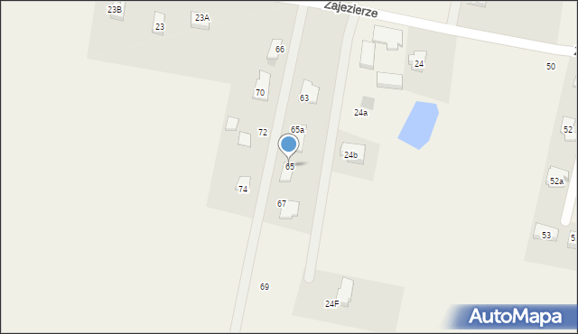 Zajezierze, Zajezierze, 65, mapa Zajezierze