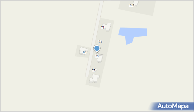 Zajezierze, Zajezierze, 75, mapa Zajezierze