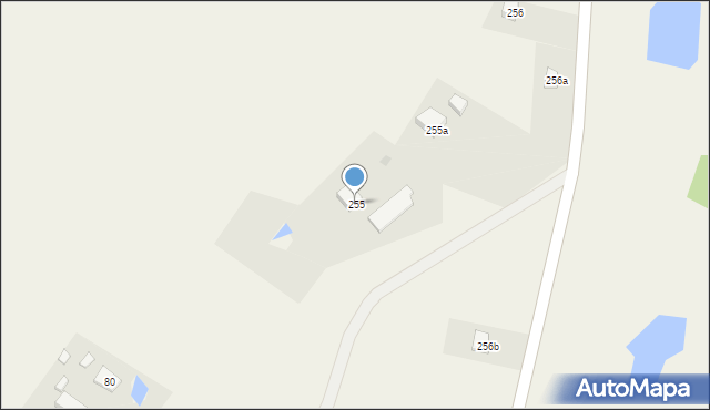 Zajezierze, Zajezierze, 255, mapa Zajezierze