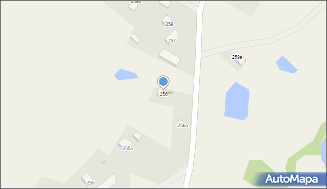 Zajezierze, Zajezierze, 256, mapa Zajezierze