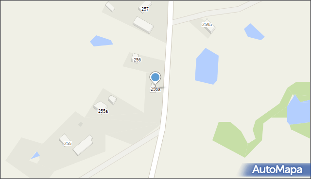 Zajezierze, Zajezierze, 256a, mapa Zajezierze