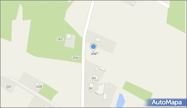 Zajezierze, Zajezierze, 293a, mapa Zajezierze