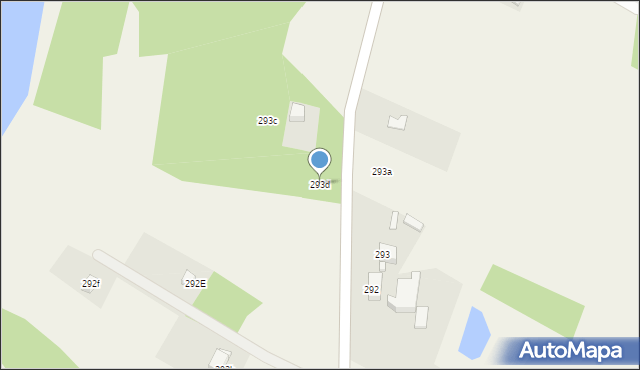 Zajezierze, Zajezierze, 293d, mapa Zajezierze