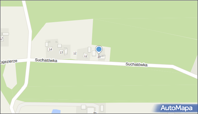 Zajezierze, Zajezierze, 10, mapa Zajezierze