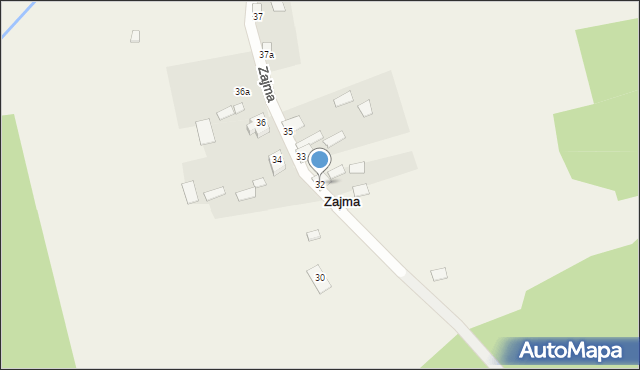 Zajma, Zajma, 32, mapa Zajma