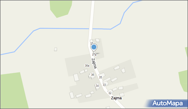 Zajma, Zajma, 37a, mapa Zajma