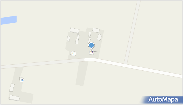 Zakalinki, Zakalinki, 14, mapa Zakalinki