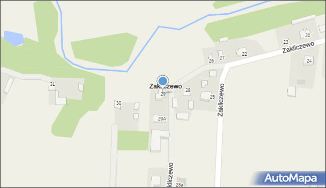 Zakliczewo, Zakliczewo, 29, mapa Zakliczewo