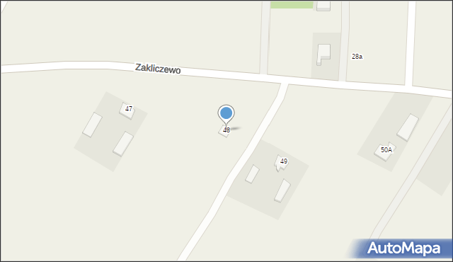 Zakliczewo, Zakliczewo, 48, mapa Zakliczewo