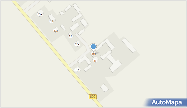 Żaków, Żaków, 31b, mapa Żaków
