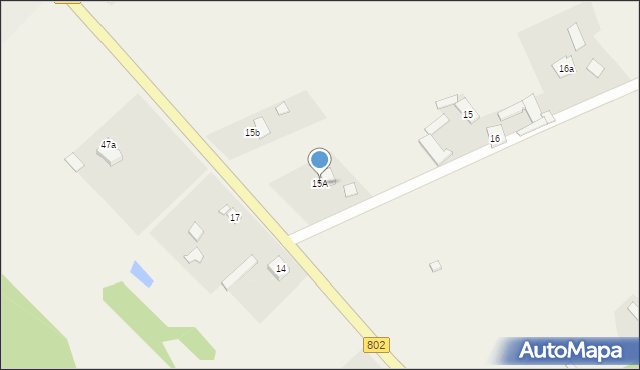 Żakówek, Żakówek, 15A, mapa Żakówek