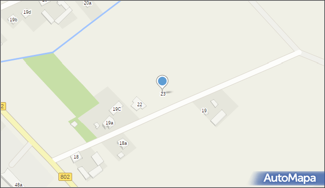 Żakówek, Żakówek, 23, mapa Żakówek