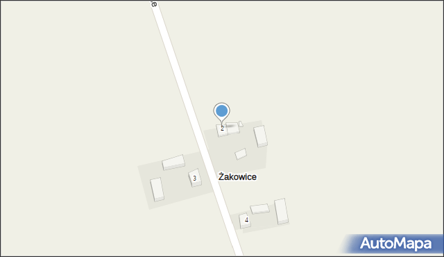 Żakowice, Żakowice, 2, mapa Żakowice