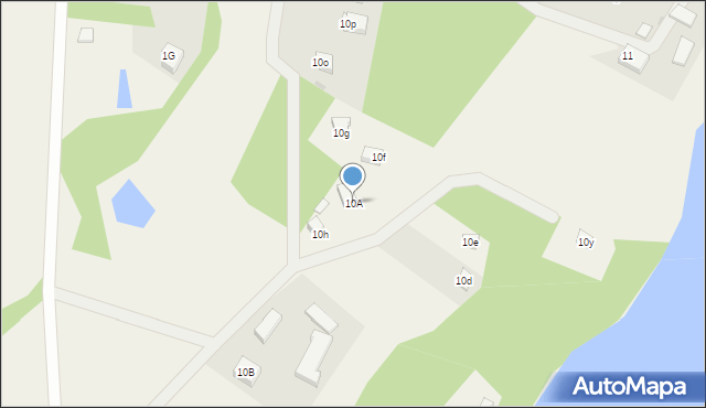 Żakowo, Żakowo, 10A, mapa Żakowo