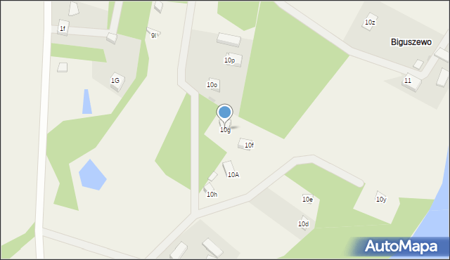 Żakowo, Żakowo, 10g, mapa Żakowo