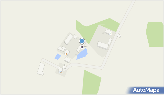 Żakowo, Żakowo, 3B, mapa Żakowo