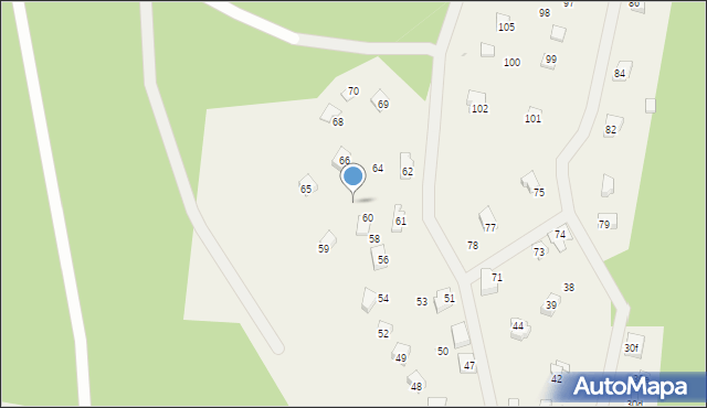 Żakowo, Żakowo, 63, mapa Żakowo