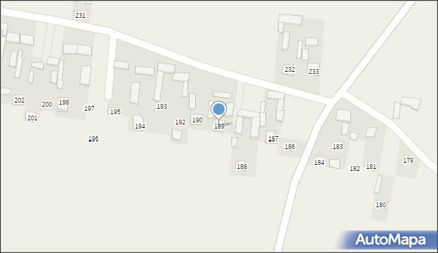 Zakrzew, Zakrzew, 189, mapa Zakrzew