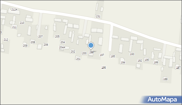 Zakrzew, Zakrzew, 198, mapa Zakrzew