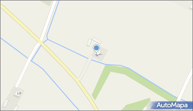 Zakrzew, Zakrzew, 54, mapa Zakrzew