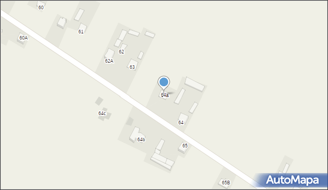 Zakrzew, Zakrzew, 64a, mapa Zakrzew
