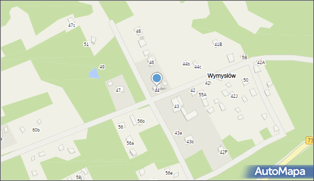 Zakrzew, Zakrzew, 44, mapa Zakrzew