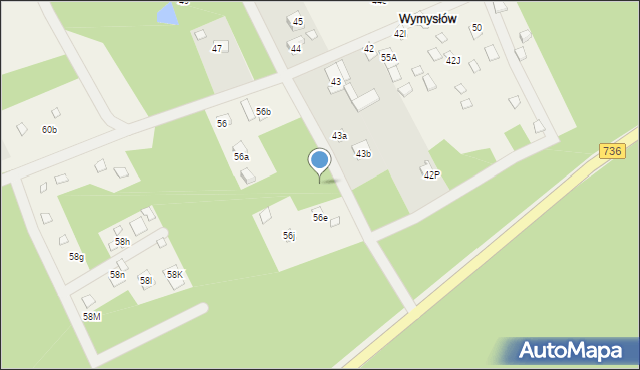 Zakrzew, Zakrzew, 56h, mapa Zakrzew