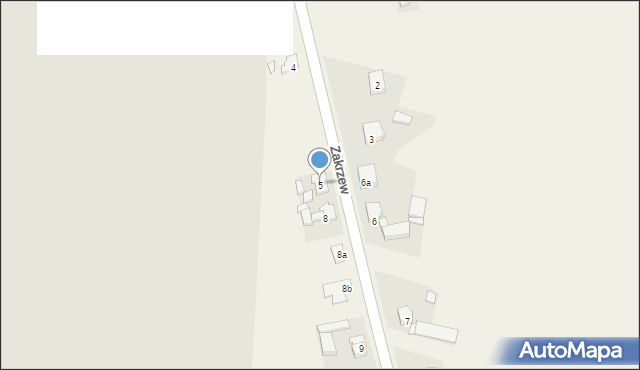 Zakrzew, Zakrzew, 5, mapa Zakrzew