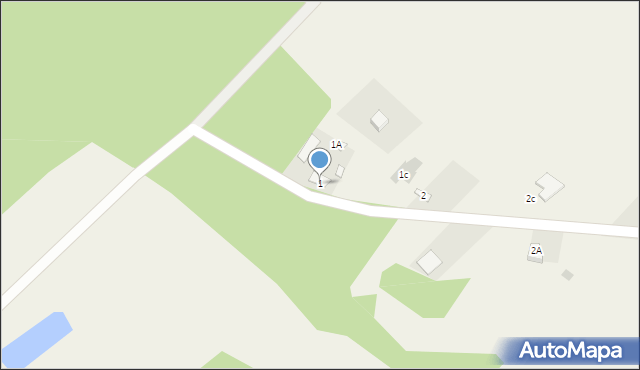 Zakrzew, Zakrzew, 1, mapa Zakrzew