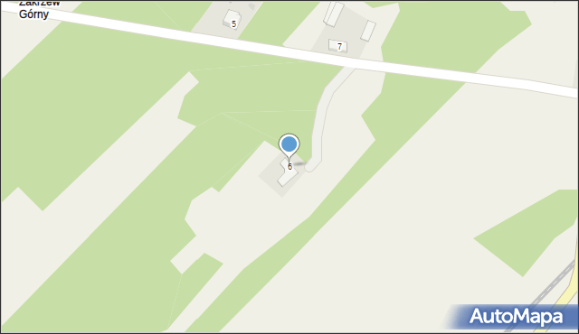 Zakrzew, Zakrzew, 6, mapa Zakrzew