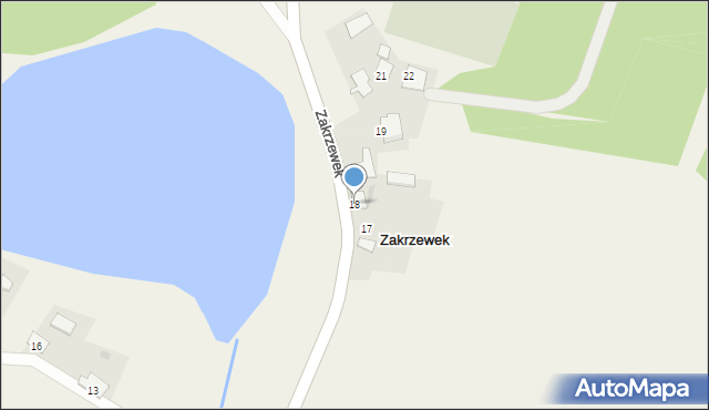 Zakrzewek, Zakrzewek, 18, mapa Zakrzewek