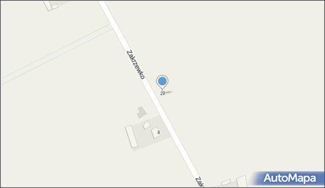 Zakrzewko, Zakrzewko, 19, mapa Zakrzewko