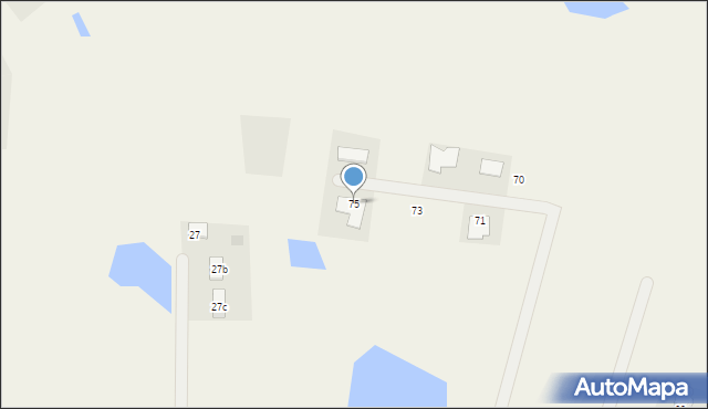 Zakrzewko, Zakrzewko, 75, mapa Zakrzewko