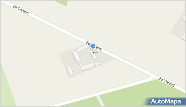 Zakrzewo, Za Torami, 5, mapa Zakrzewo