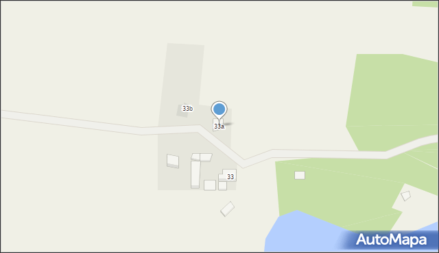 Zakrzewo, Zakrzewo, 33a, mapa Zakrzewo