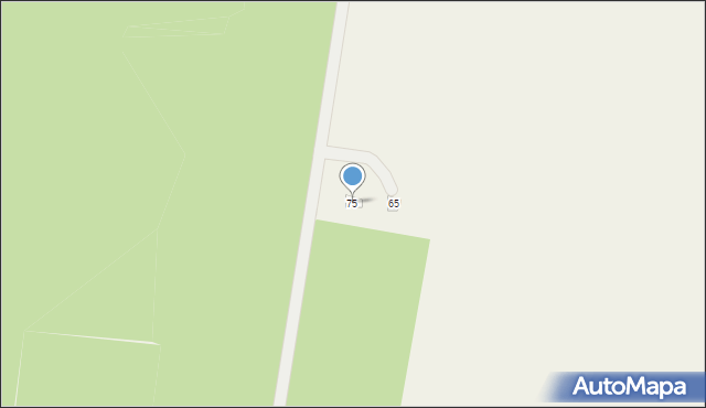 Zakrzewo, Zakrzewo, 75, mapa Zakrzewo
