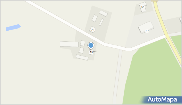 Zakrzewo, Zakrzewo, 29, mapa Zakrzewo