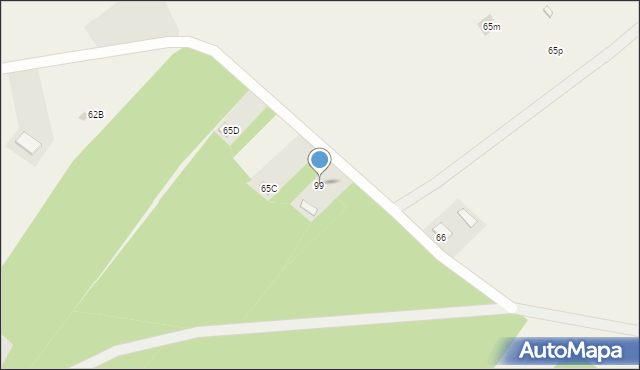 Zakrzewo Kościelne, Zakrzewo Kościelne, 99, mapa Zakrzewo Kościelne