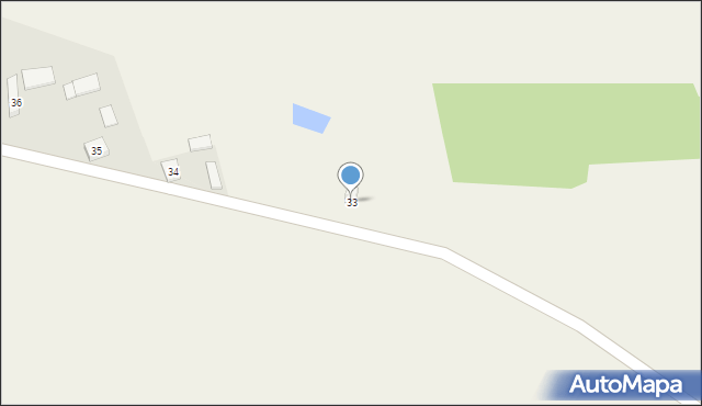 Zakrzewo Wielkie, Zakrzewo Wielkie, 33, mapa Zakrzewo Wielkie