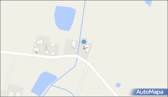 Zakrzewska Osada, Zakrzewska Osada, 38b, mapa Zakrzewska Osada