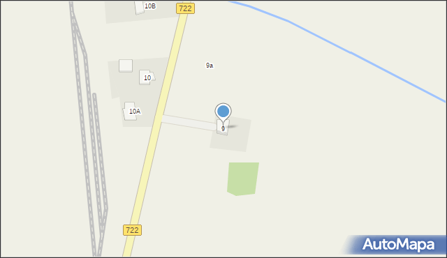 Zakrzewska Wola, Zakrzewska Wola, 9, mapa Zakrzewska Wola