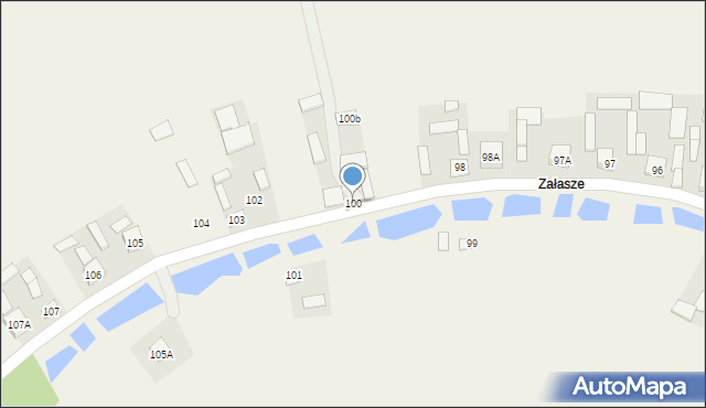 Zakrzów, Zakrzów, 100, mapa Zakrzów