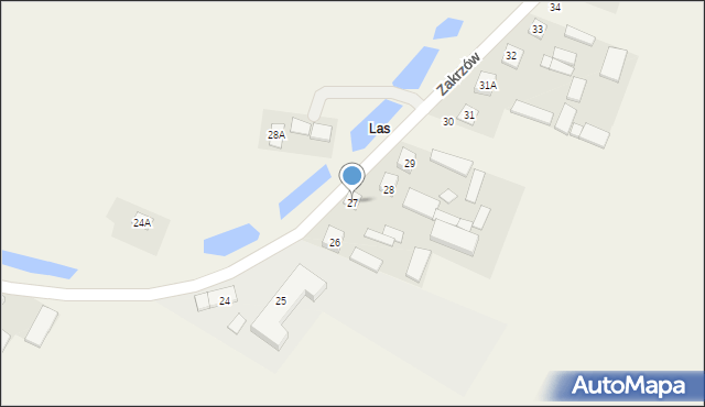 Zakrzów, Zakrzów, 27, mapa Zakrzów