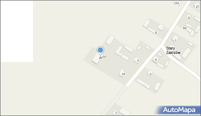 Zakrzów, Zakrzów, 4b, mapa Zakrzów