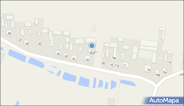 Zakrzów, Zakrzów, 81a, mapa Zakrzów