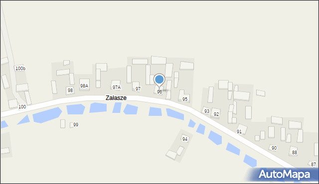 Zakrzów, Zakrzów, 96, mapa Zakrzów